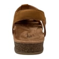 thumbnail image 6 of Earth Birdy Women's Leather Fisherman Sandals Size 9 Wide Brown-Tan Arch Support, 6 of 7