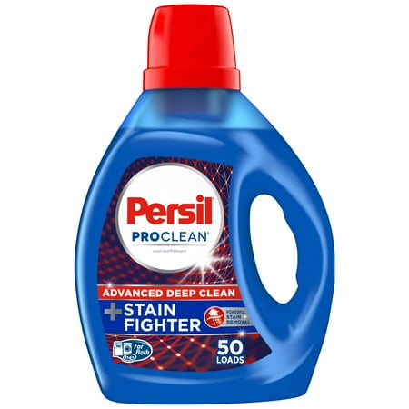 Persil ProClean Stain Fighter Liquid Laundry Detergent, 100 Fluid Ounces, 50 Loads