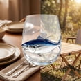thumbnail image 6 of Ocean Animals Glassware, 2D Stemless Wine Glasses, Handcrafted Marine Animal Bar Glass for Coastal Home Decor Ocean Lovers, 6 of 8