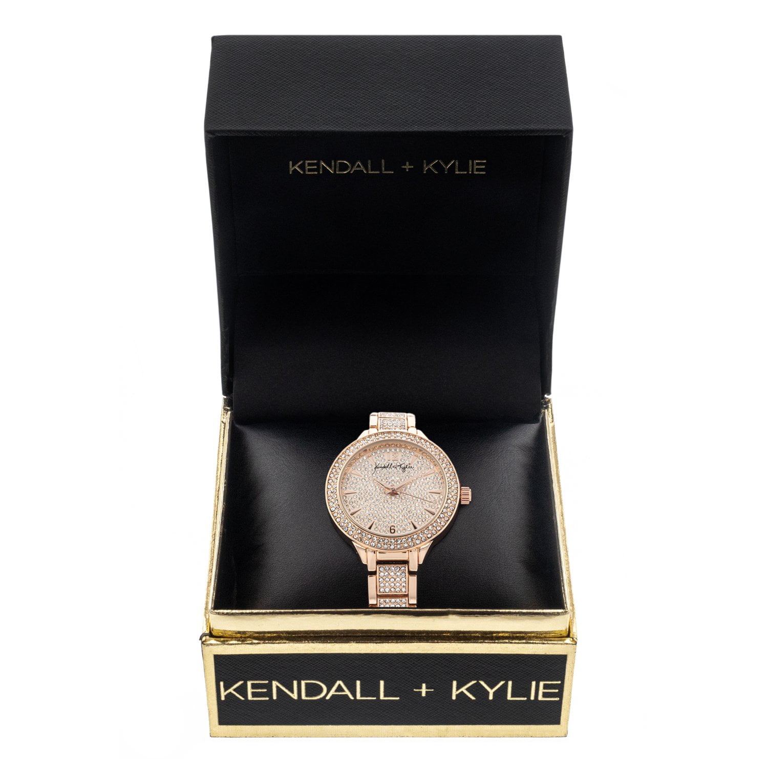 Kendall + Kylie Rosegold Tone Crystal Embellished Dominican 