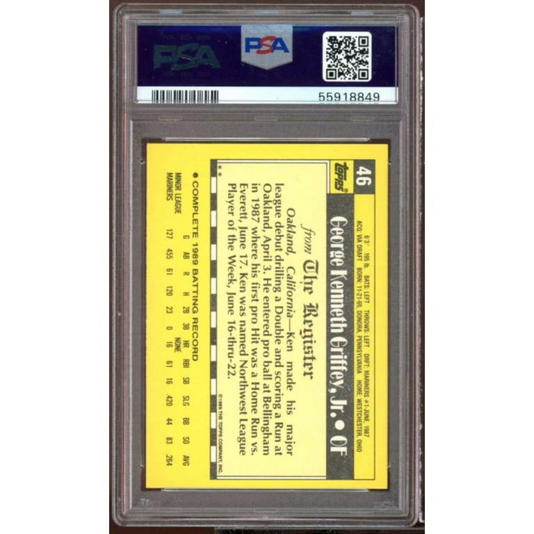 1990年 ケン ・ グリフィー Jr.入りランダムセット37546 Ken Griffey Jr. #46 Prices [Rookie] | 1990 Topps Major