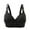 Black, variant on JGTDBPO Full Coverage Bras For Women Wirefree Support Bras Plus Size Bras Sports Bras Everyday Bra Minimizer Bras Camouflage Print Deduction Breathnon-Steel Ring Non-Magnetic Buckle Bras
