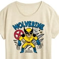thumbnail image 3 of Marvel Deadpool & Wolverine - Wolverine Doodles - Women's Short Sleeve Graphic T-Shirt, 3 of 5