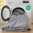 thumbnail image 6 of U by Bedsure 3 Pieces King Comforter Bedding Set, Grey Comforter Set for All Seasons, 1 Lightweight Prewashed Comforter and 2 Pillowcases,King,Grey, 6 of 7