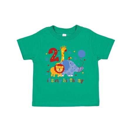 

Inktastic Safari 2nd Birthday Boys or Girls Toddler T-Shirt