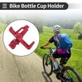 thumbnail image 2 of Unique Bargains Bike Bottle Cage Rack Iron Bicycle Drinks Holder for MTB Road Cycling Red, 2 of 7
