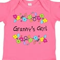 thumbnail image 4 of Inktastic Grannys Girl Bright Flowers Girls Baby Bodysuit, 4 of 5