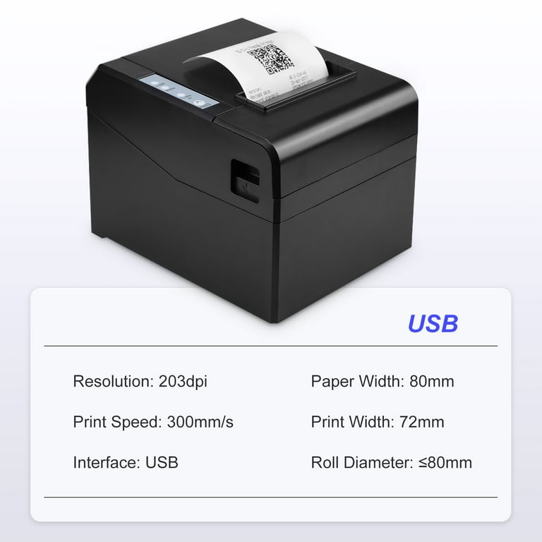 FRAME LPXSP814RWLY 関税送料込 Thermal Receipt Printer 80mm USB Connection Label Printer