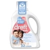 Dreft Liquid Laundry Detergent for Family, Unscented Laundry Detergent, 42 fl oz, 32 Loads
