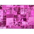 thumbnail image 1 of Ahgly Company Indoor Rectangle Patchwork Pink Transitional Area Rugs, 5' x 7', 1 of 4