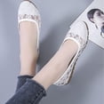 thumbnail image 6 of CHICVOMEY Floral Lace Ballet Flats for Women Slip On Flats for Women Dance Casual & Work Ballet Flats Breathable Mesh Flats with Non Slip Sole, 6 of 7