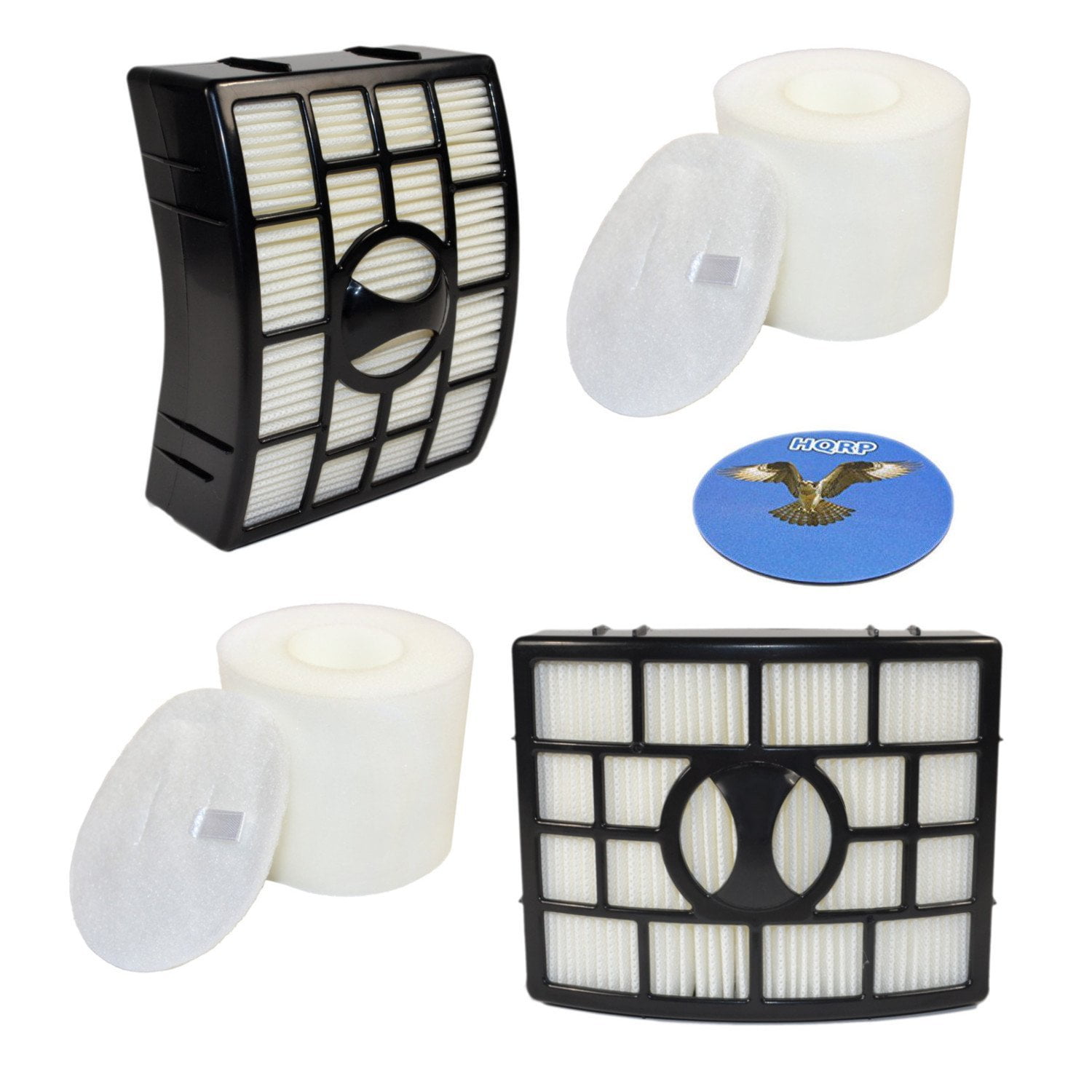 2-Pack Filter Kit for Shark Rotator Lift-Away NV650 NV750 Series Vacuum Cleaners 