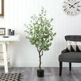 thumbnail image 3 of Nearly Natural 4.5' Eucalyptus Artificial Tree, 3 of 4