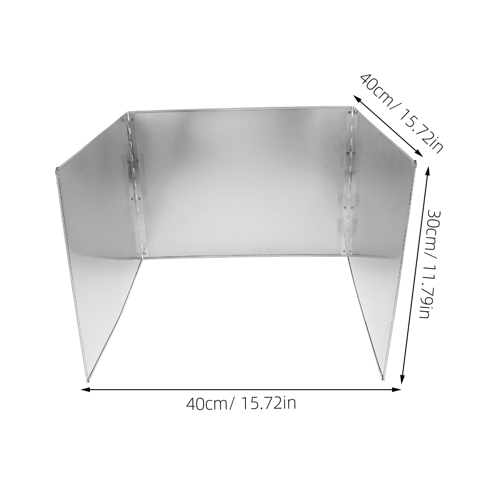 OFFIGAM Stove Top Barrier Stainless Steel Silver 1Pcs Easy Installation For Frying