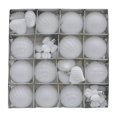 thumbnail image 1 of Adornos navideños colgantes para el árbol, bolas navideñas, adornos decorativos Blanco, 1 of 9