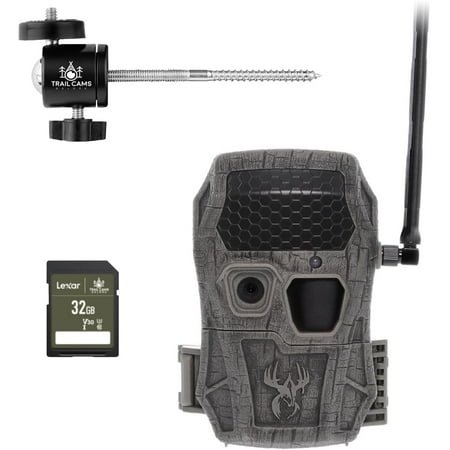 Wildgame Innovations Encounter XT Cellular Trail Camera Compatible with HuntSmart 26 MP 80 ft Dual Network Photo & Video Game Camera for Hunting and Wildlife Scouting with 32GB SD Card & Tree Mount