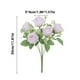 thumbnail image 3 of Flores artificiales, flores falsas, flores artificiales, set de regalo para mujer, ramo simulado de flores para decoración del hogar, ramo de rosas simuladas, pequeños manillares de rosas, ramo de ros, 3 of 6