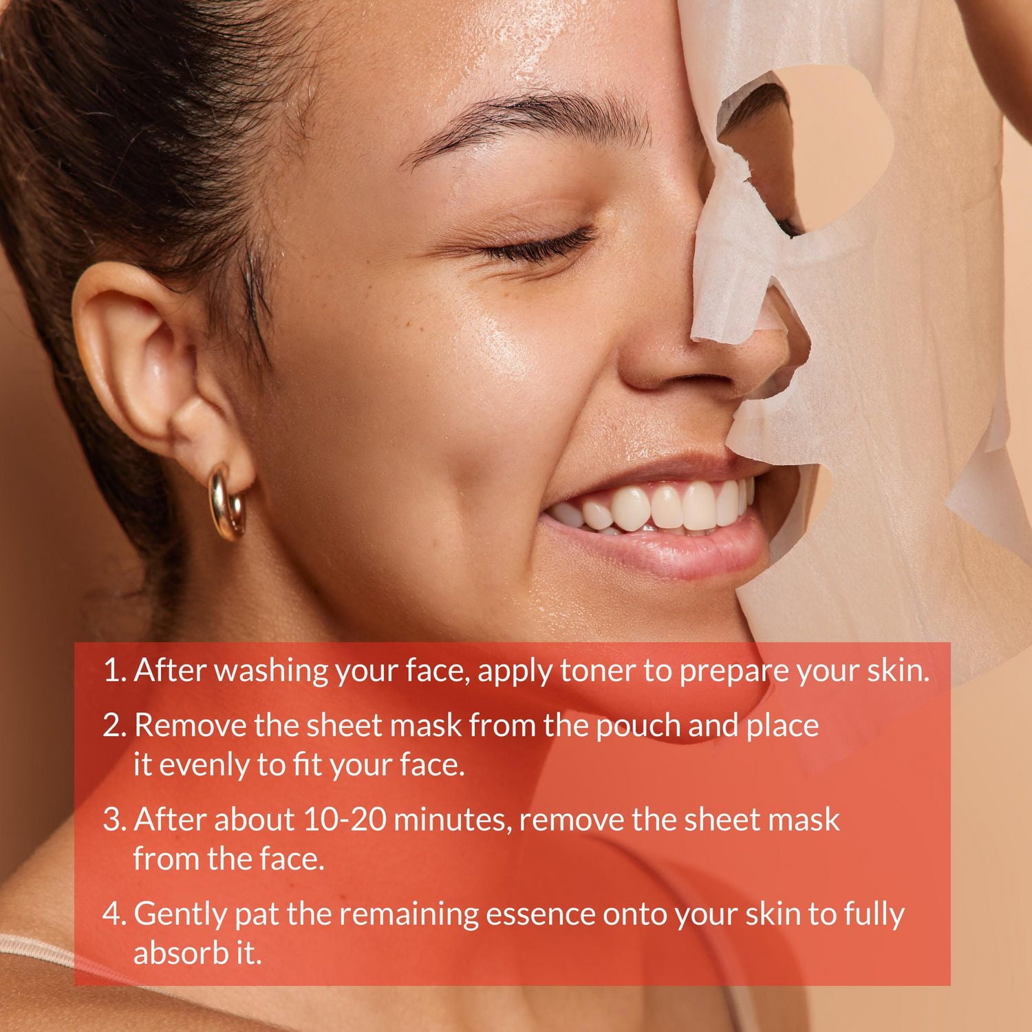 Soo'AE Retinol + Collagen Firming Serum Mask, Volume - Net 0.7 OZ. / 20 g