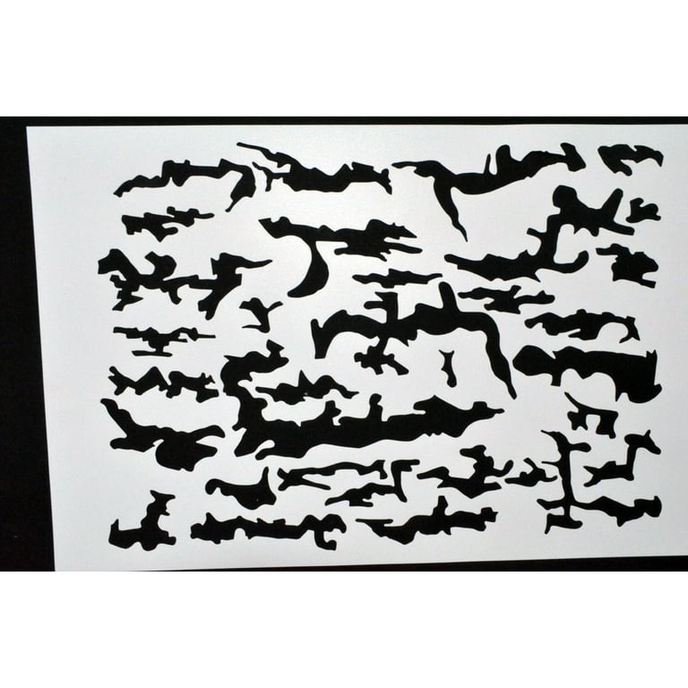 Airbrush Spray Paint Jon Duck Boat Camoflage Stencils 3 Pack - BARK WHEAT GRASS - Walmart.com amazon-com-acid-tactical-3pack-9x14-camouflage-airbrush-spray-paint-stencils-duracoat-gun-army-striped-digital-tiger-stripe-camo-arts-crafts-sewing