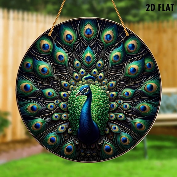 HELLOYOUNG 7.87inch Acrylic Dream Catcher Wall Decor for Home Garden, Holiday Gift for Mother Father DayHanging Colorful Atmosphere Pendant Sunlight Catcher Ornament