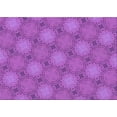 thumbnail image 1 of Ahgly Company Indoor Rectangle Patterned Bright Neon Pink Purple Area Rugs, 8' x 12', 1 of 6