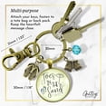 thumbnail image 4 of Toes in the Sand Summertime Gutsy Goodness Bronze Keychain Ocean Beach Nautical Quote Flip Flop Jewelry, 4 of 8