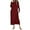 Claret, variant on Women's Long Robe Zip Up Hoodie House Coat Pocket Long Sleeve Full Length Housecoat