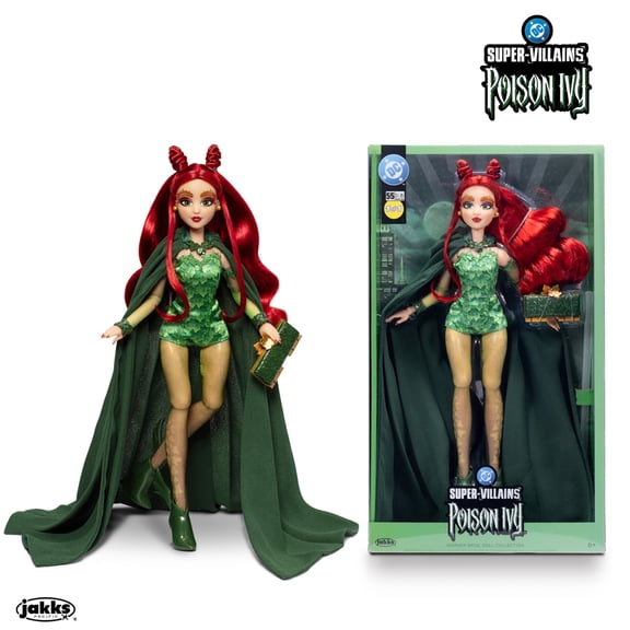 DC Poison Ivy Collector Fashion Doll with Doll Stand and Accessories