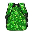 thumbnail image 4 of Disketp St Patrick's Day2 Mochila Estampada para Hombre y Mujer – Mochila Ligera Clásica con Múltiples Bolsillos para Universidad, Trabajo y Viajes-One Size, 4 of 5