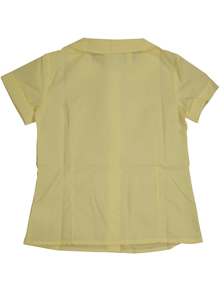 short sleeve modern peter pan blouse
