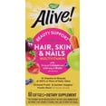 thumbnail image 2 of Nature's Way Alive! Hair Skin & Nails Multivitamin 60 Softgels, 2 of 3