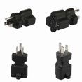 thumbnail image 2 of 3-Pin AC Power Adapter Male to Female Conversion Plug for NEMA 5-15/20 Standards, 2 of 5