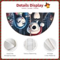 thumbnail image 3 of Goofa The Nightmare Before Christmas Pattern Christmas Tree Skirt with Ties, Christmas Tree Decorations, Farmhouse Christmas Decor Xmas Holiday Decorations-48", 3 of 6