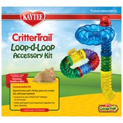 Kaytee Critter-Trail Fun-nel Loop-D-Loop Accessory Kit Small Animal Habitat Tubes