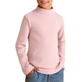 thumbnail image 2 of YunPes Boys Compression Thermal Shirt Long Sleeve Neck Base Layer Kids Undershirt for Baseball Footbal Thick Thermal, 2 of 8