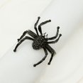 thumbnail image 2 of 6 uds servilleta hebilla horrible diseño de araña portátil Halloween servilleteros soportes de anillos para fiesta, 2 of 3