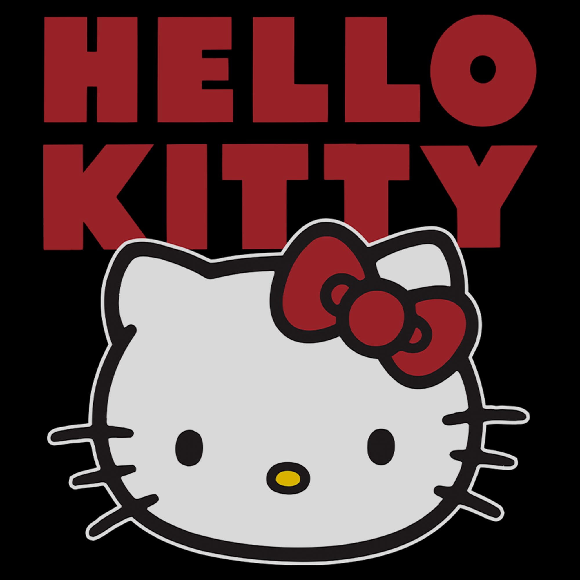 Sanrio Juniors Hello Kitty Classic Logo Portrait T-Shirt,