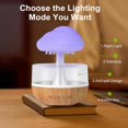 thumbnail image 4 of Rain Cloud Humidifier, Water Drip Mushroom Rain Cloud Diffuser with 7 Changing Colors, Raining Cloud Night Light Aromatherapy Essential Oil Diffuser for Sleeping Relaxing Mood, 4 of 8