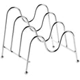 thumbnail image 4 of OATIPHO Plated Silver Pot Lid Holder Organizer Rack for Home Kitchen with Multi Functional Utensil and Pan Cover Stand, 4 of 8