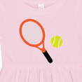 thumbnail image 4 of Inktastic Tennis Racket and Ball Girls Baby Dress, 4 of 5