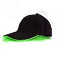 thumbnail image 1 of Sombrero de béisbol luminoso LED para hombre y mujer, gorra de béisbol con visera, Color sólido, para fiesta de navidad, 1 of 4