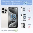 thumbnail image 3 of Kit de Reemplazo de Vidrio Trasero para iPhone 16 Pro Max 6.9" ZNZHKR, 3 of 6