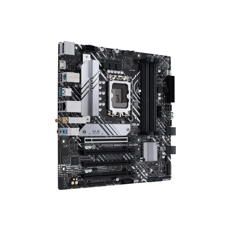 ASUS Prime B660M-A AC D4 Motherboard, Intel LGA1700, Max128GB DDR4