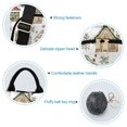 thumbnail image 7 of FORMRS Women's Travel Backpack Purse Anti-Theft Hidden Pockets Casual Shoulder Bag, Brown Christmas House, 7 of 7