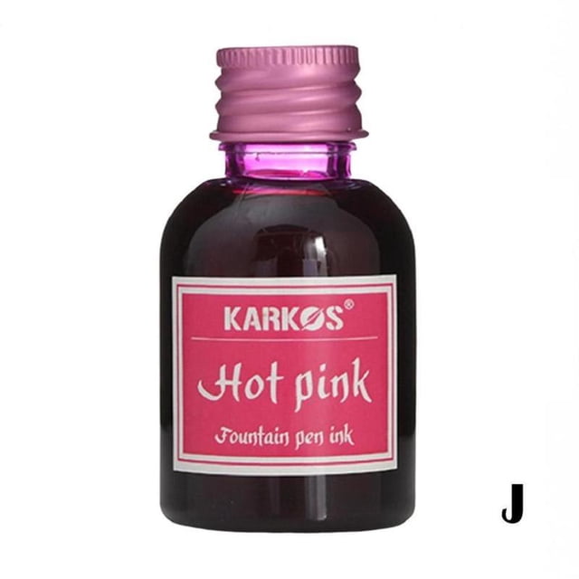 Encre pour Stylo-Plume 30 ml dans une Bouteille Choix de 11 Couleurs Riche Vif UK