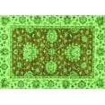 thumbnail image 1 of Ahgly Company Indoor Rectangle Oriental Green Traditional Area Rugs, 2' x 3', 1 of 4