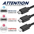 thumbnail image 5 of 9ft USB Cable for Samsung Galaxy Tab A 8.0" (2018) - Charger Cord Power Wire MicroUSB Long TPE Fast Charge, 5 of 8