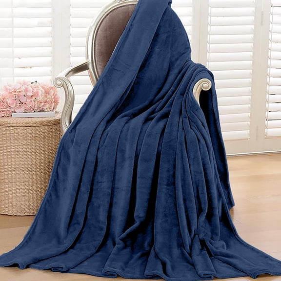AZXY 30x40 Blankets for Beds,Blankets and Throws Clearance Queen,Blue Throw Blanket,Fleece Soft Fuzzy Large Cozy Throw Blankets Clearance