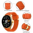 thumbnail image 3 of Fluororubber Watch Band,20mm Quick Release Watch Strap for Men and Women,Orange with Gold Buckle, 3 of 7