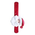 thumbnail image 1 of Pulseras de bofetadas navideñas Muñequera de muñeco de nieve de Papá Noel, adornos navideños para niñas y niños Wmkox8yii  fhajkh3808, 1 of 2